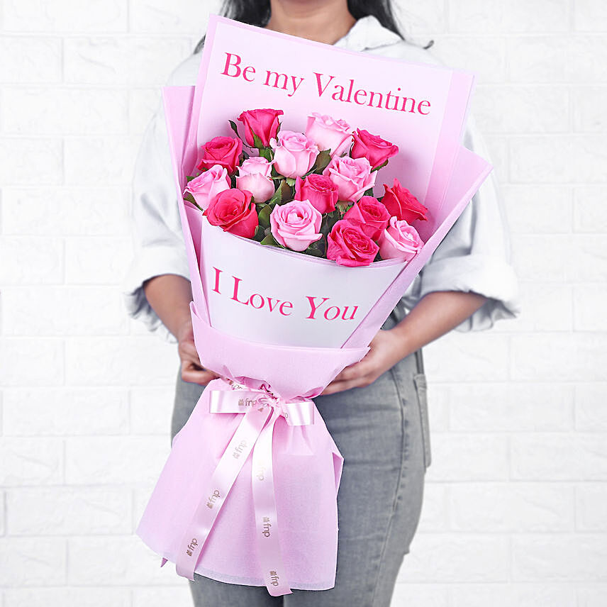 Be My Valentined Roses Bouquet: 520 Special Gifts
