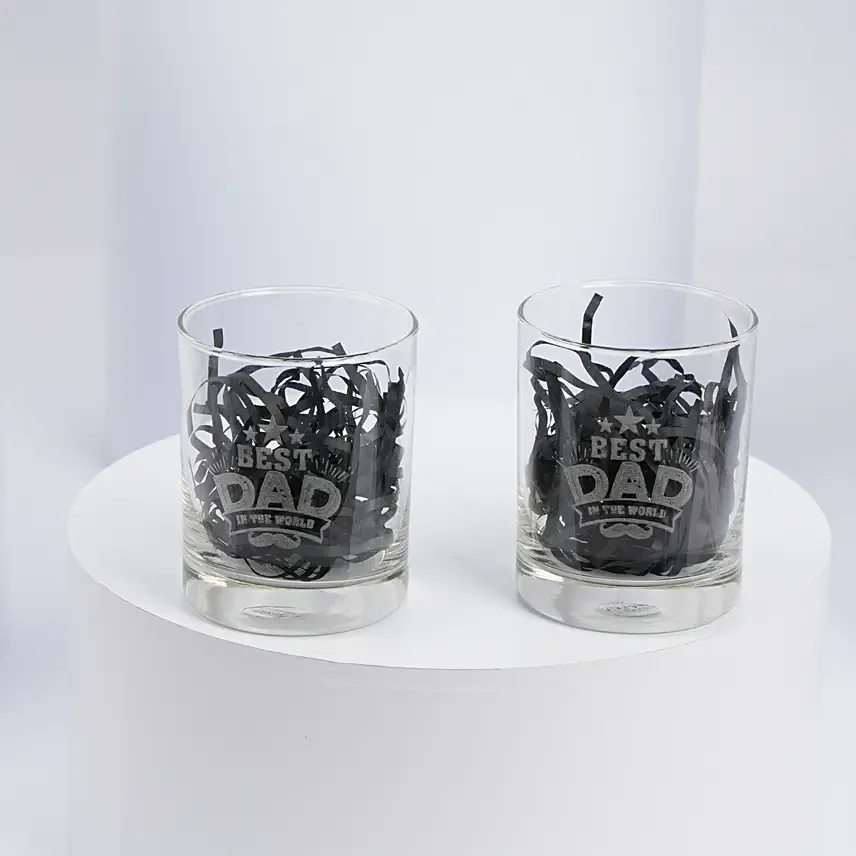 Best Dad Glass Set of 2: Fathers Day Bundle Deals