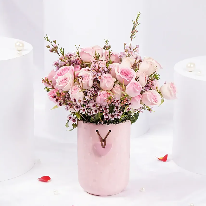 Pink Perfection Blooms for Vday: Hug Day Gifts
