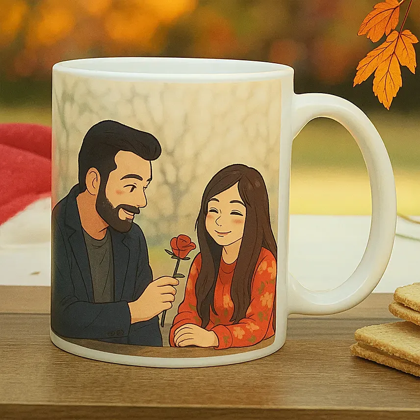 Ghibli Style Special Couple Mug: Customized Gifts