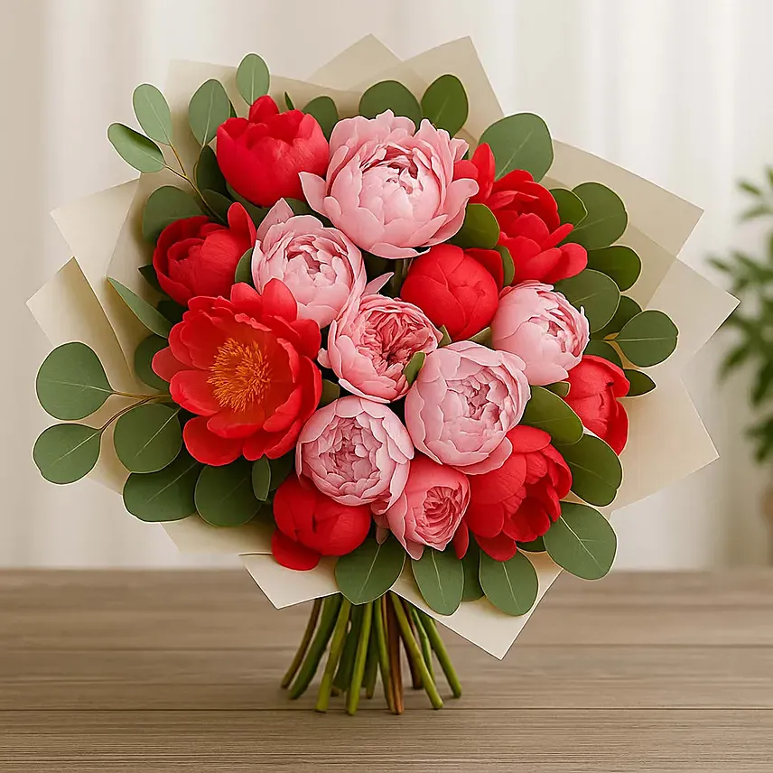 Uptown Grace Peonies Bunch: Peonies Flowers