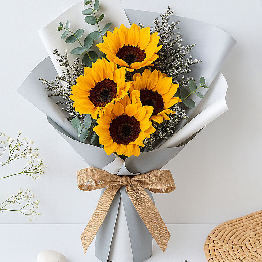 Bright Sunflowers Bunch: Thank You Gifts Singapore