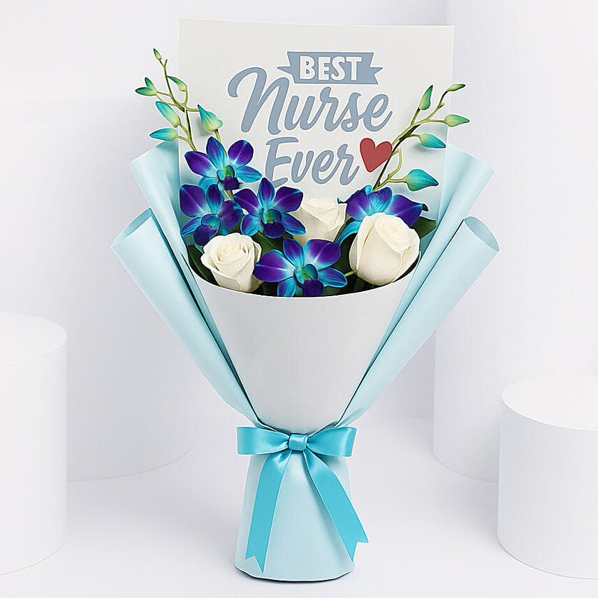 Nurses Day Special  Orchid Bouquet: Orchids