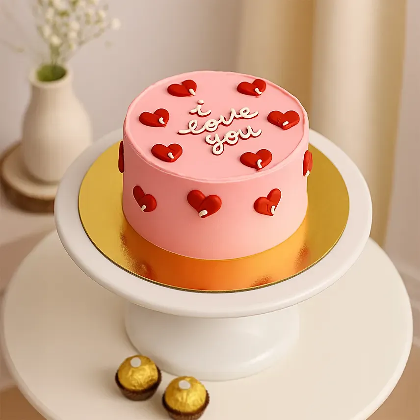 Red Velvet Mono Cake 4 Inches: Valentine's Day Cakes