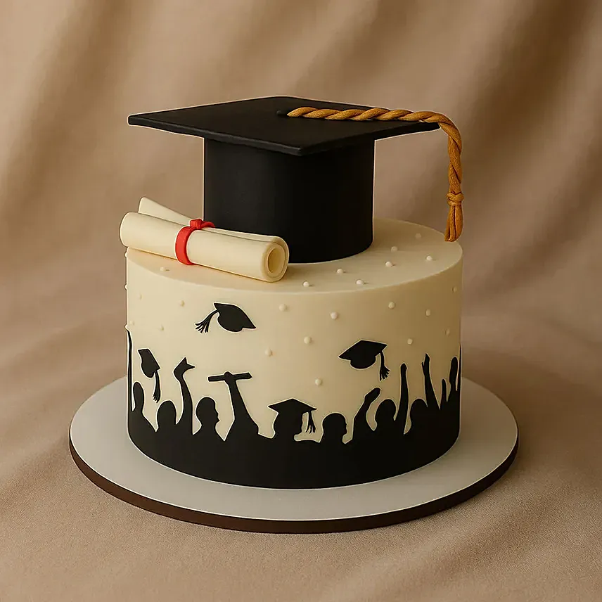 Celebratory Graduation Hat Cake: Designer Cakes