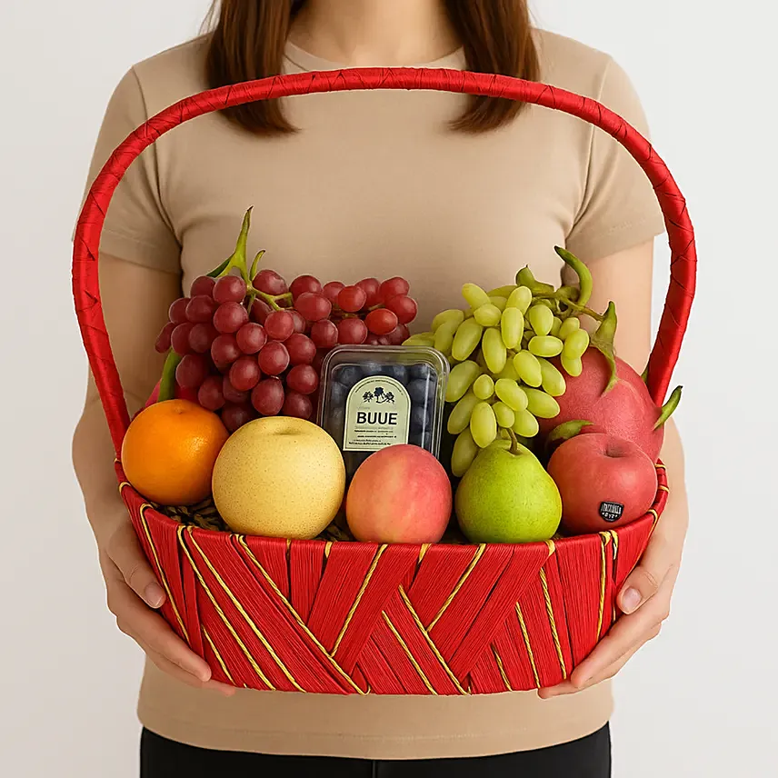Premium Fruit Basket: Fruit Hampers Singapore