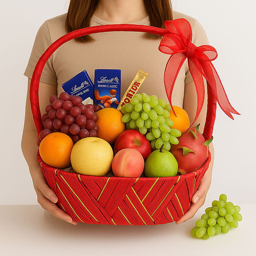 Delicious Fruitful Hamper: Get Well Hampers