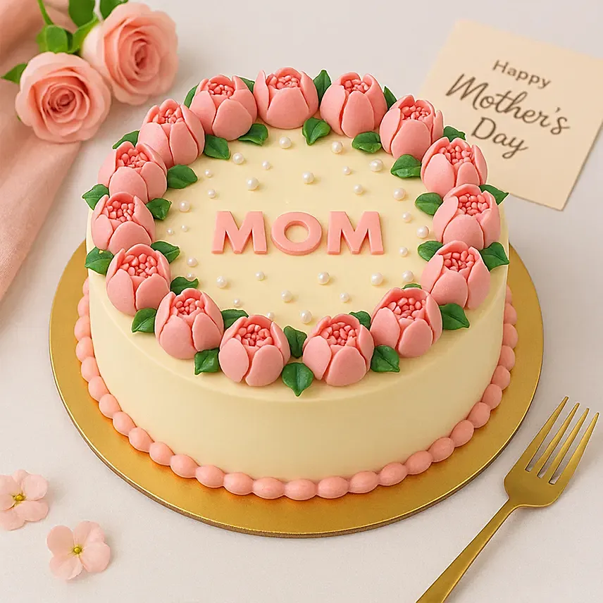 Love For Mom Cake: Mother's Day Cakes