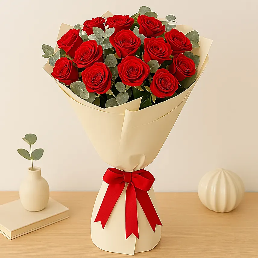 Timeless 20 Red Roses Bouquet: 