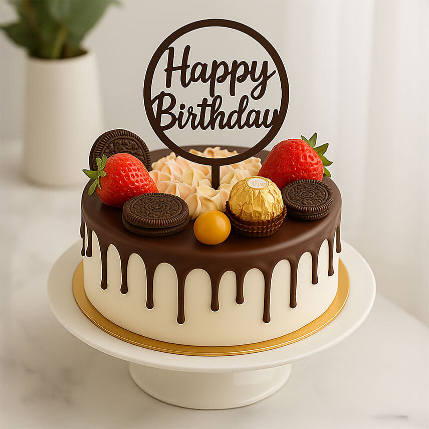 Birthday Special Chocolate Cake: One Hour Cakes Delivery in Singapore