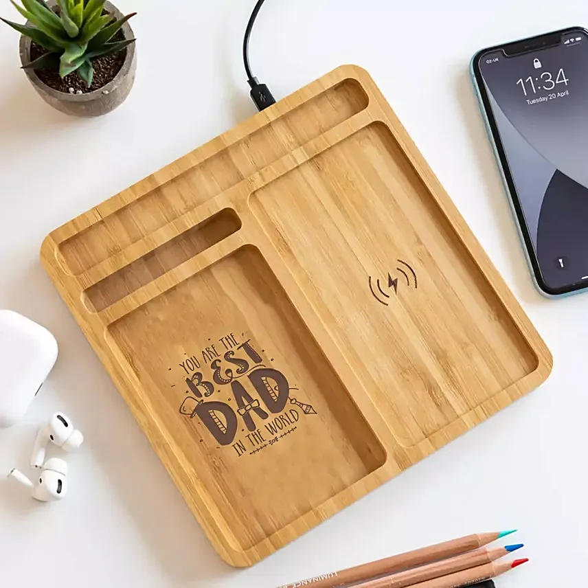Wireless Charging Dock for Dad: Father's Day Gifts