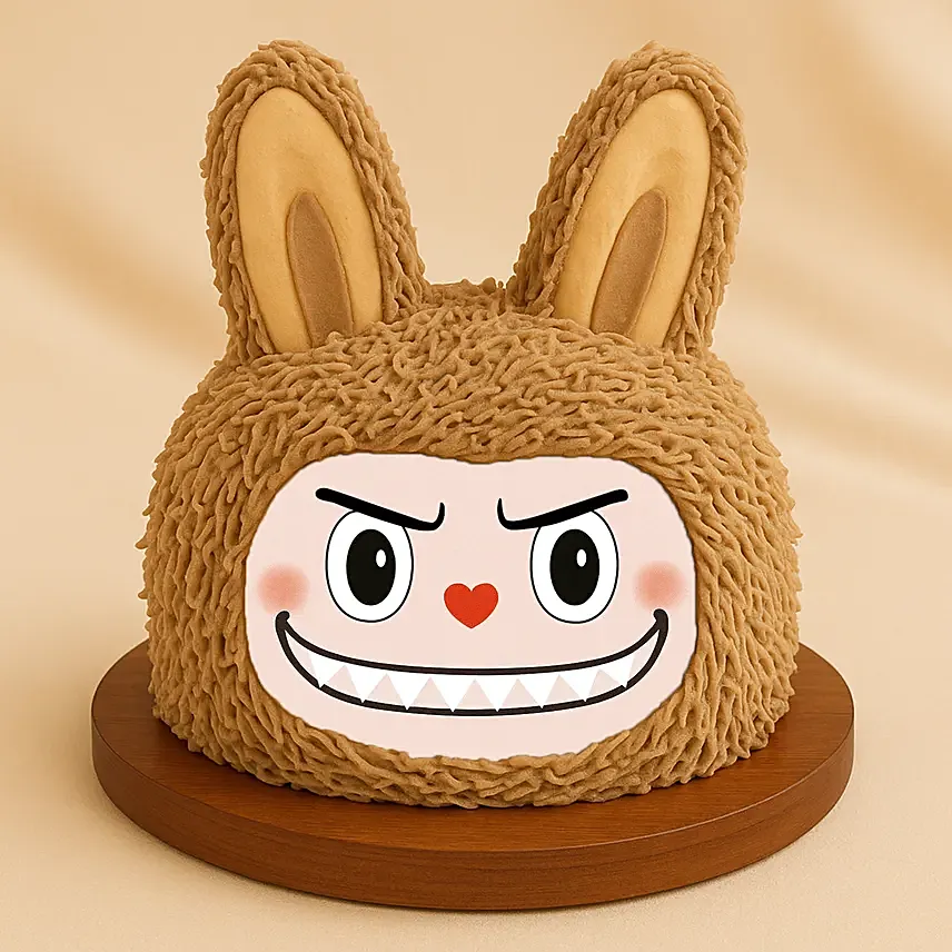 Labubu Zimomo Face Cake: Cake Delivery Singapore