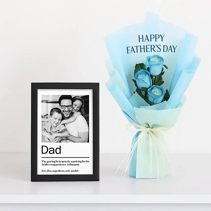 Mesmerising Rose Fathers Day Bouquet: 