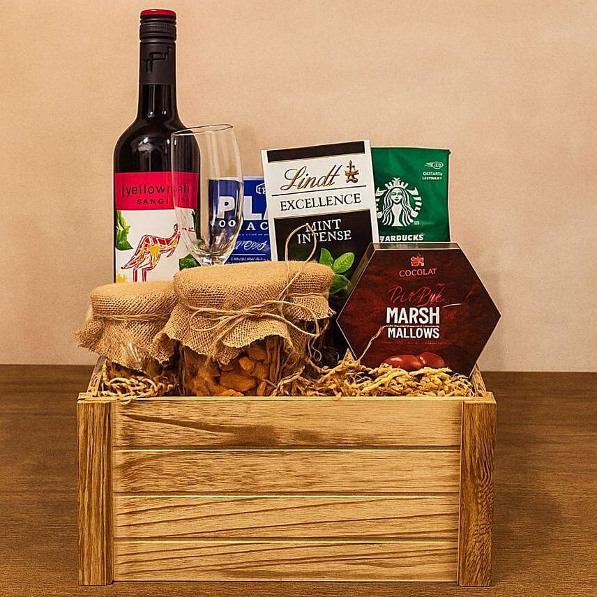 Perfect Wine Time Hamper: Christmas Hampers
