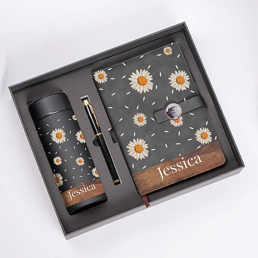 Floral Print Office Set for Her: 