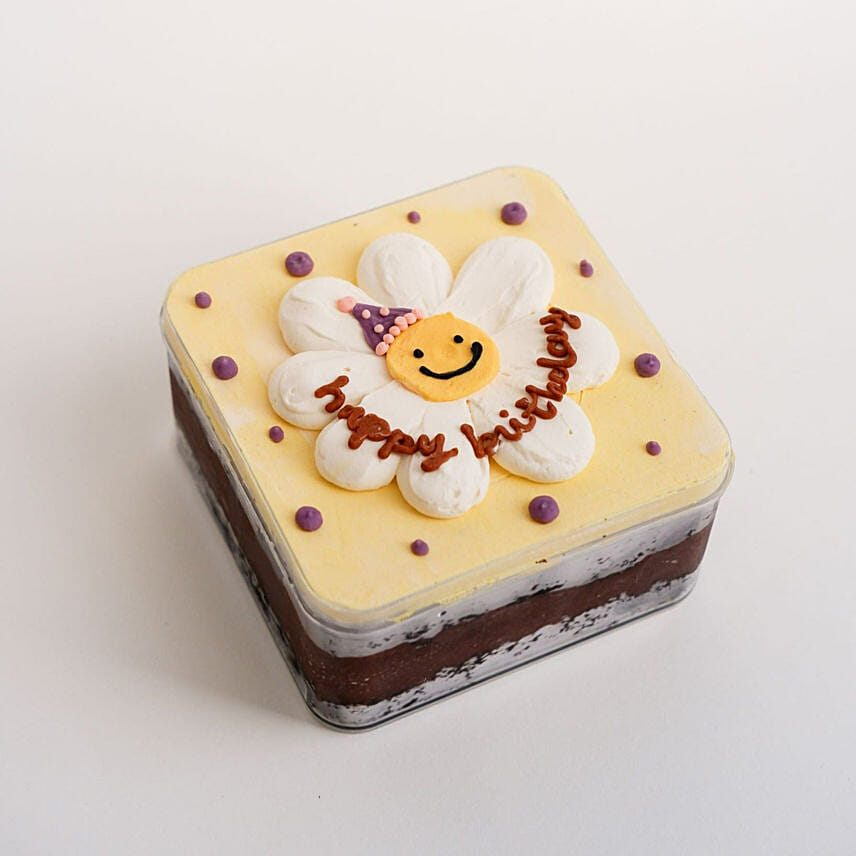 Korean Ins Container Dessert- Flower: Cake Delivery Malaysia