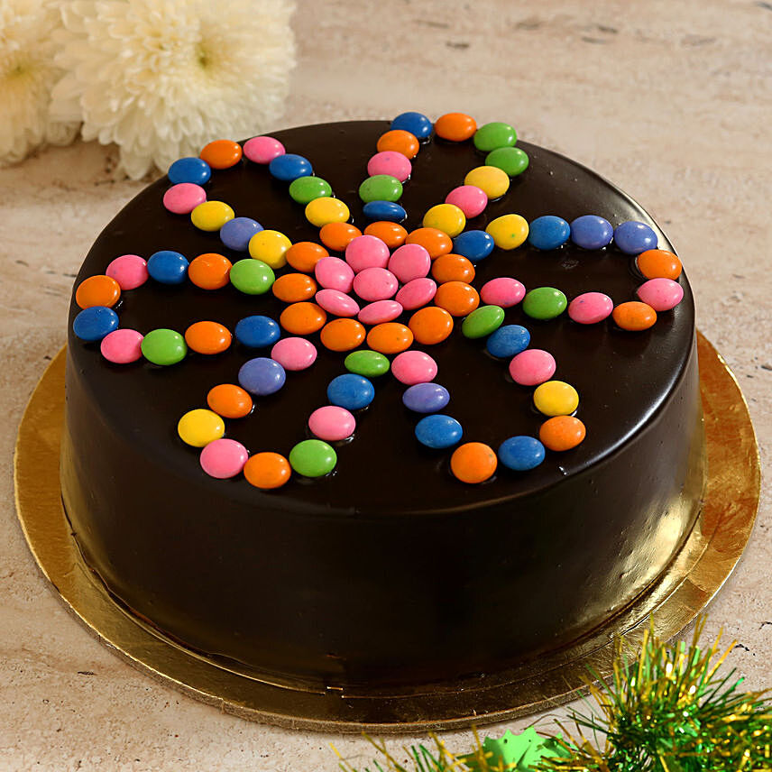 Chocolate Gems Cake Half Kg: Cake Delivery in Philippines