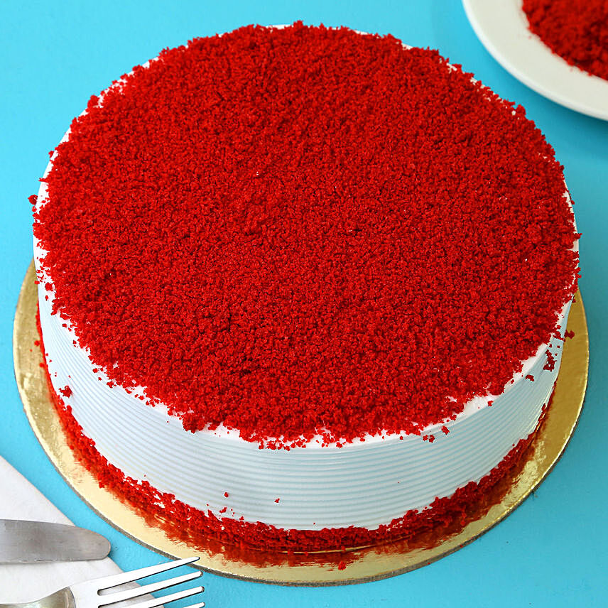 Red Velvet Fresh Cream Cake Half Kg: Cake Delivery in Philippines
