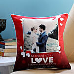 Personalised Anniversary Love Cushion