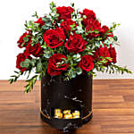 Box of 30 Red Roses Arrangement