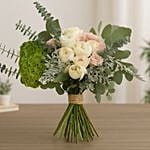 Bouquet of Roses and Poenies