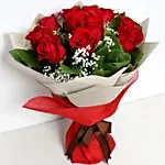 Bunch Of Ravishing Red Roses