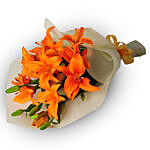 Bouquet of 6 Asiatic Lilies