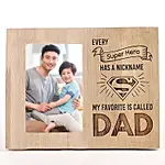 My Daddy Is Superhero Personalised Photo Frame