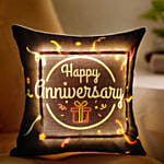 Happy Anniversary Led Cushion