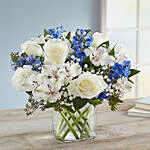 Blue and White Floral Bunch