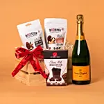 Champagne N Roasted Macadamias Hamper