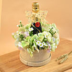 Mixed Flowers & Champagne Gift Box