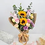 Joyous Mixed Flowers Bouquet