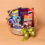 Exotic Chocolate Brown Willow Basket