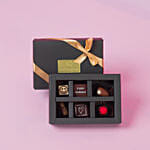 Artistic Happy Birthday Chocolate Box- 6 Pcs