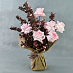 Fragrant Ohara Pink Rose Bouquet for Mothers Day