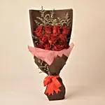 520 Vday Love Red Roses Bouquet