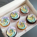 Rainbow Rosette Cupcakes