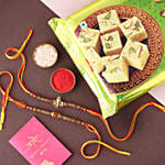 Sneh Rakhi Set of 2 with Soan Papdi