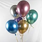 Helium Filled Multicoloured Latex Balloons