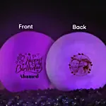 Happy Birthday Luminous Lamp with Engraving 10cm