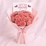 Mothers Love Carnations Bouquet