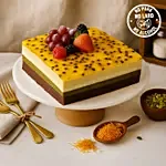 Dubai Chocolate Passionfruit Twist Cake