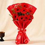 Red Elegance Gerbera Blossoms