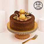 Luscious Ferrero Rocher Chocolate Cake