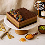 Delicious Dubai Chocolate Hazelnut Cake