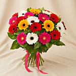 Summery Gerbera Blooming Bouquet