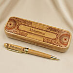 Engraved Wooden Pen