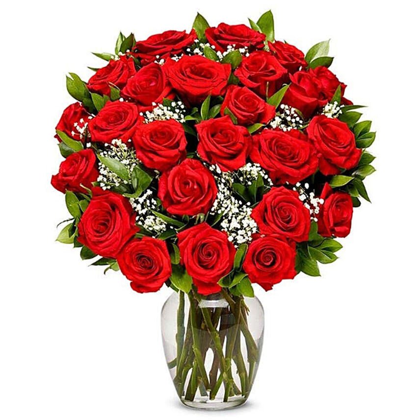24 Red Roses Bouquet: 
