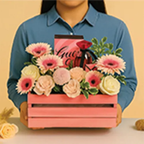 Flowers & Perfume Combo